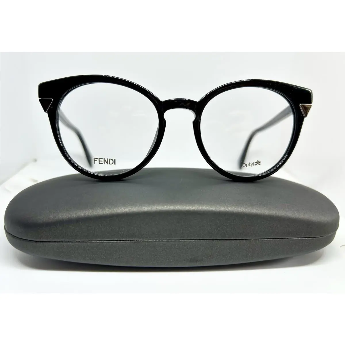 Fendi Women`s Eyeglasses Frame Model FF 0127 D28 in Color Shiny Black