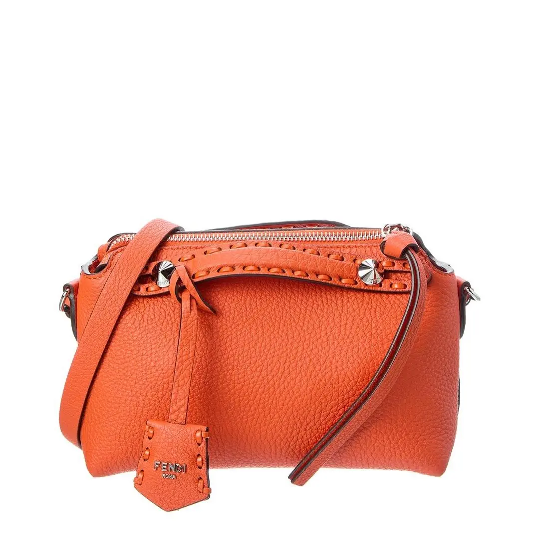 Fendi By The Way Selleria Mini Leather Satchel Women`s Orange