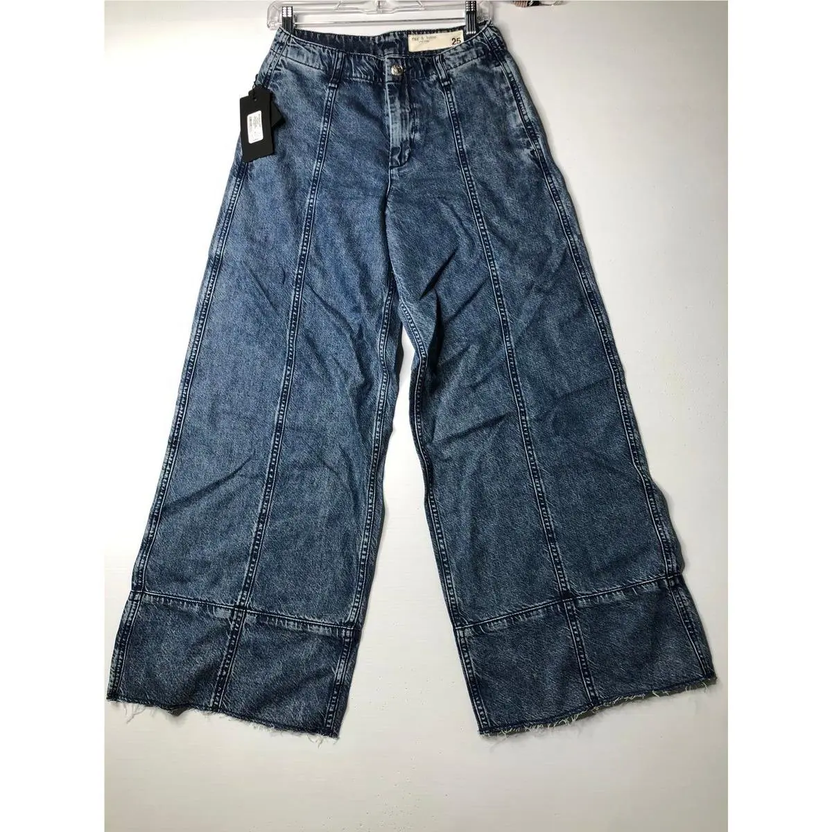 Rag Bone Featherweight Arianna Ankle-length Palazzo Jeans Women`s 25