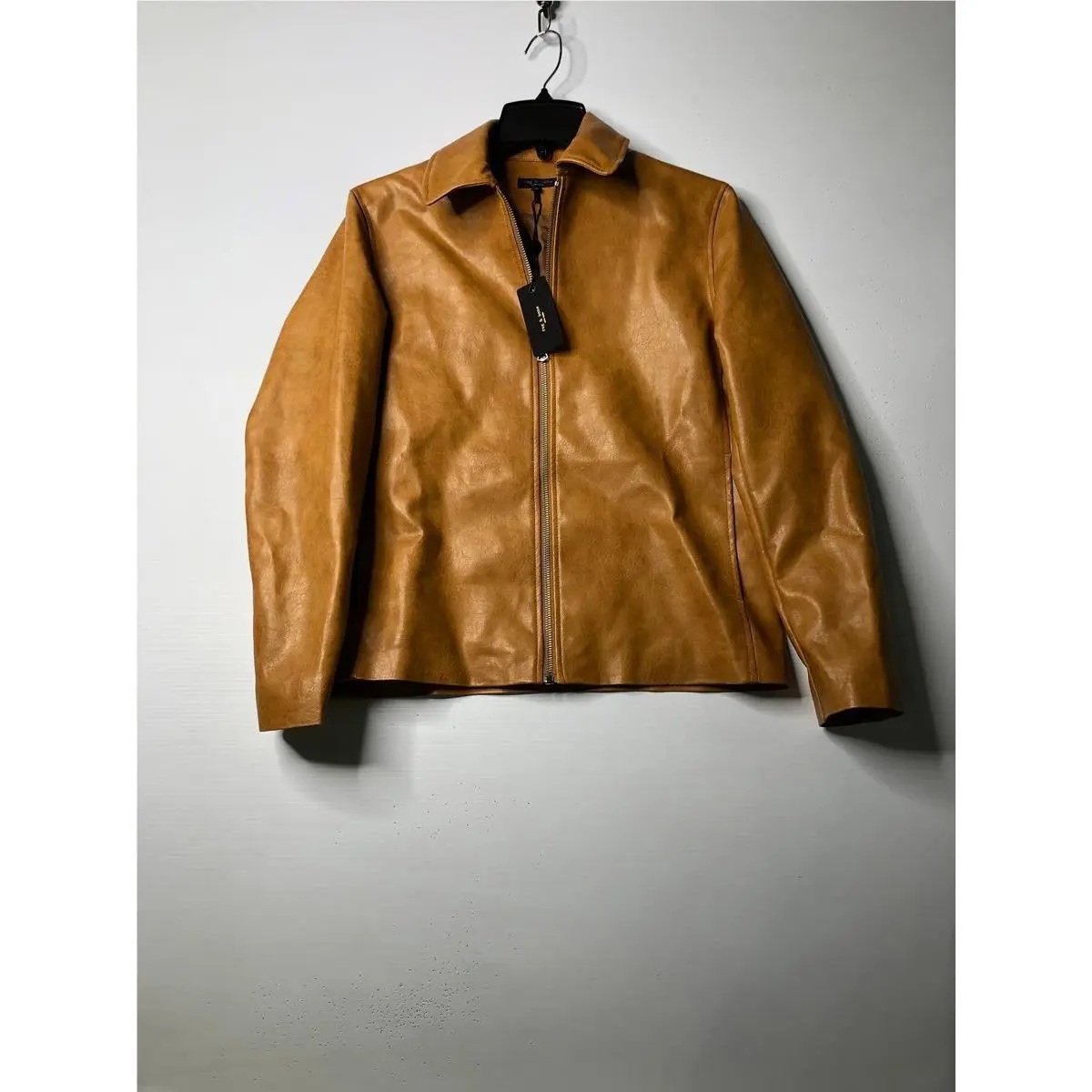 Rag Bone Jordie Leather Jacket Women`s Size XS Camel