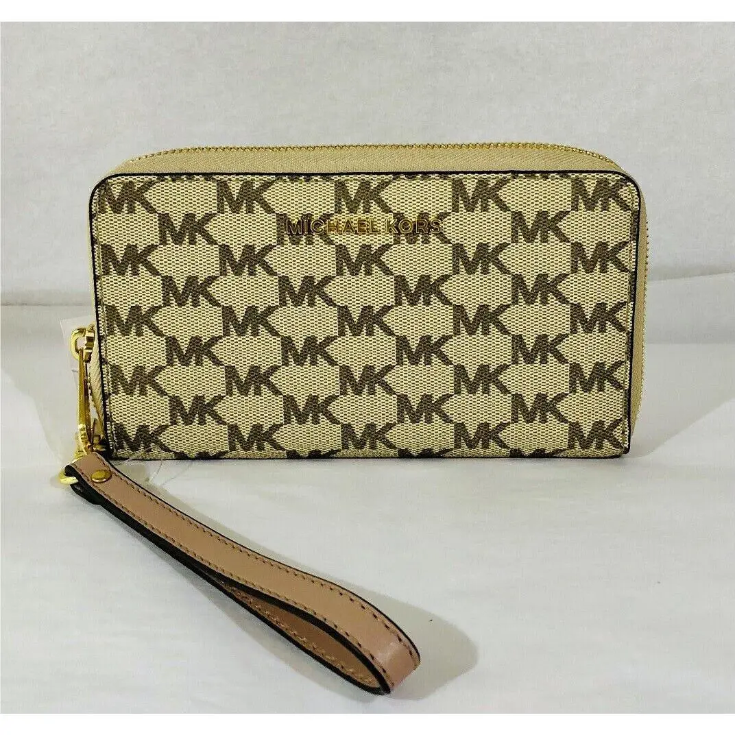 Michael Kors Signature Large Flat Multifunction Phone Case