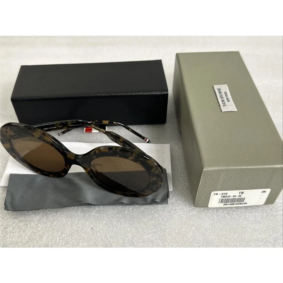 Thom Browne TBS510-54-02 Tkt Sunglasses Tokyo Tortoise Brown 54-22.5-145