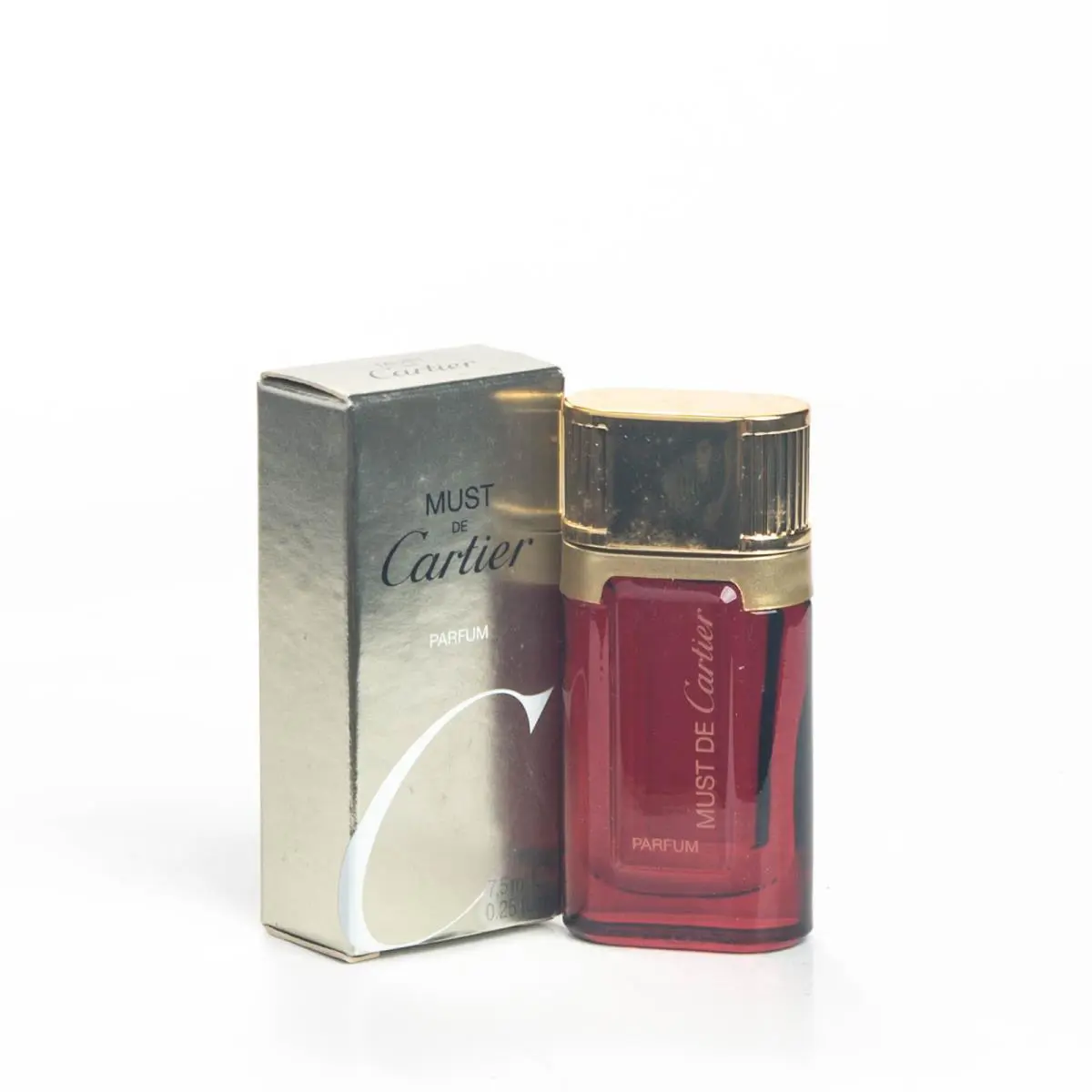 Must de Cartier Parfum 7.5ml Mini Miniature Sample Perfume
