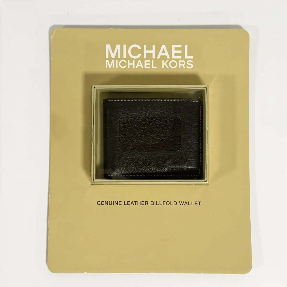 Michael Kors Brown Leather Billfold Wallet Men’s Unisex