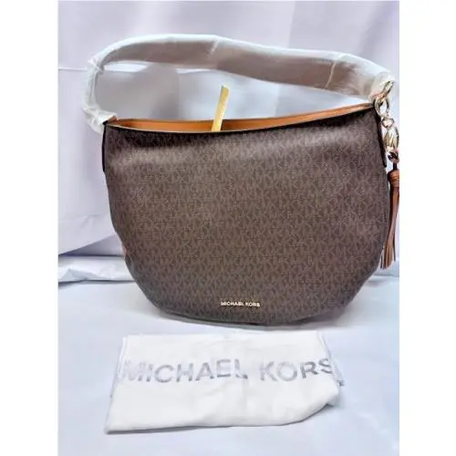Michael Kors Brooke LG Zip Hobo -brown/acorn