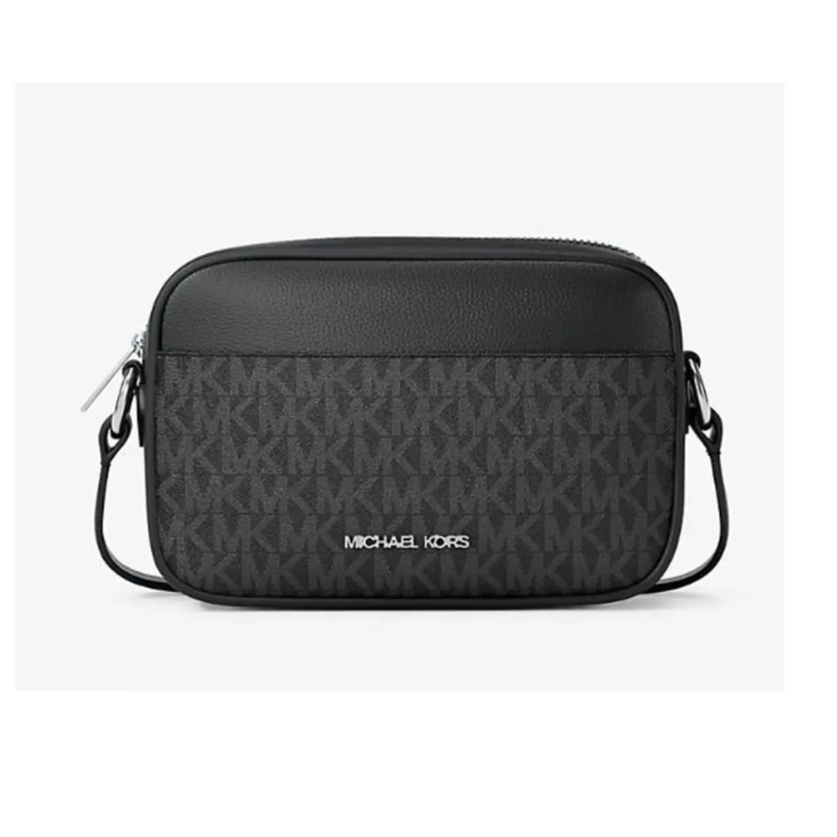 Michael Kors Outlet Jet Set Travel Small Signature Logo Camera Crossbody Bag 35S