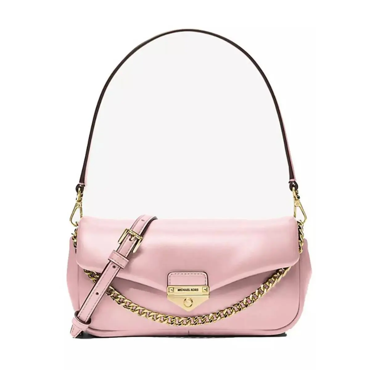 Michael Kors Outlet Soho Small Convertible Shoulder Bag Powder Blush 35S6G1SC1