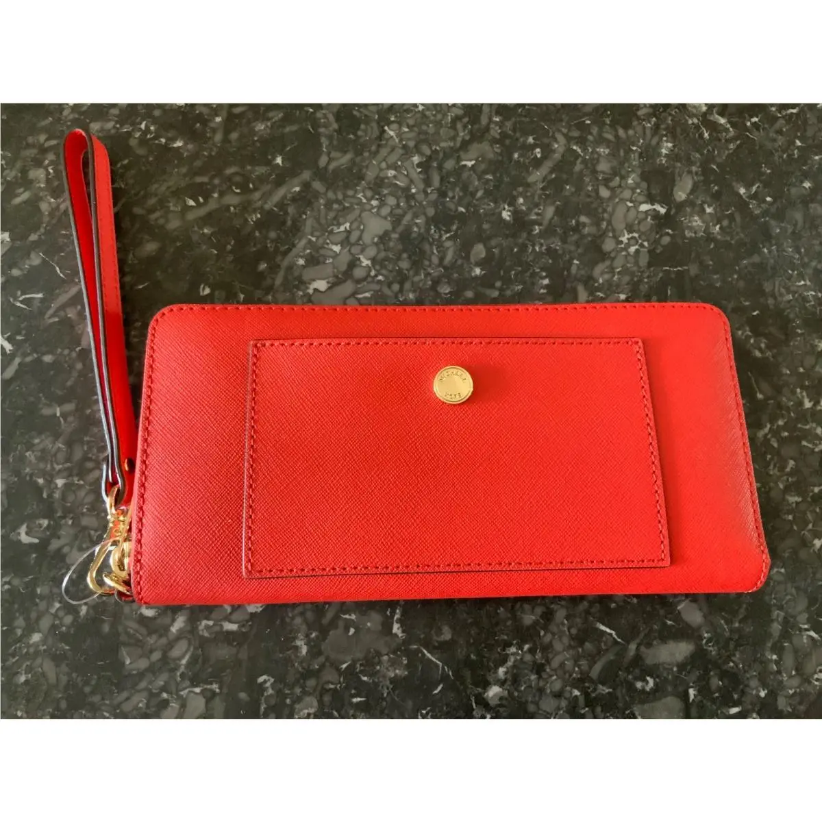 Michael Kors Greenwich Travel Zip Around Continental Wallet Sienna/luggage