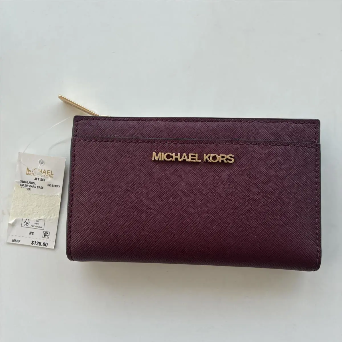 Michael Kors Jet Set Sm Zip Wallet/card Case