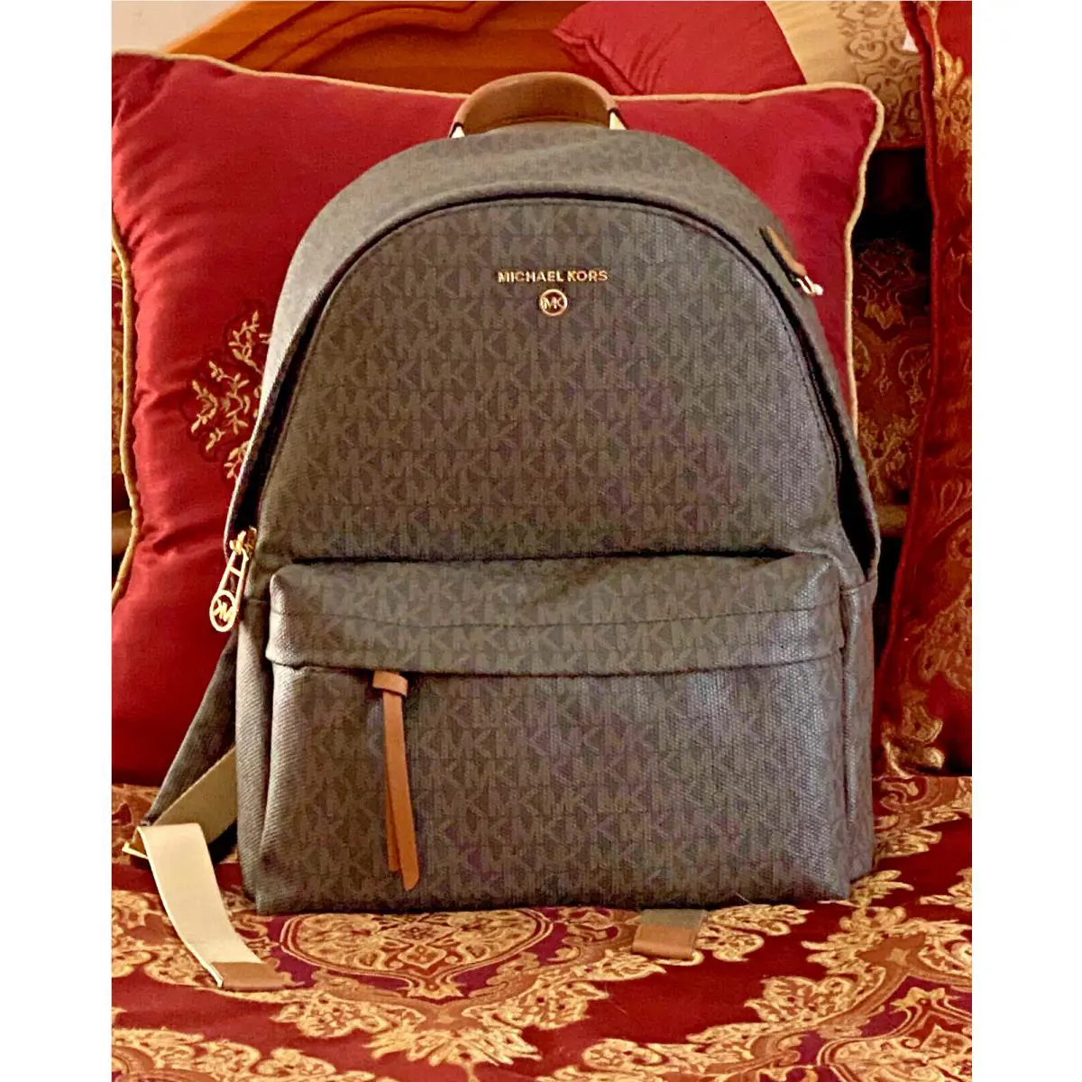 Michael Kors Slater Medium Logo Acorn/brn Backpack