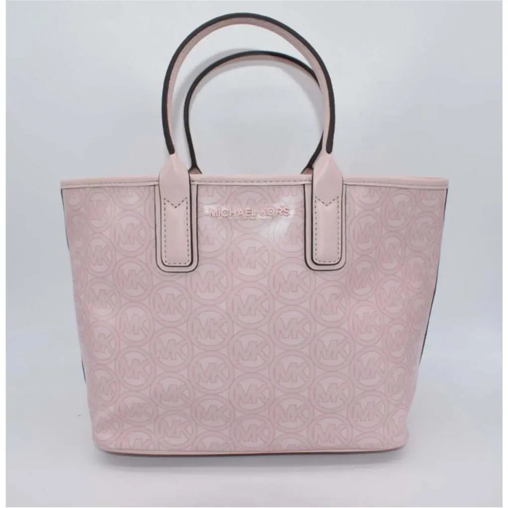Michael Kors Jodie Small Logo Jacquard Tote Bag in Powder Blush