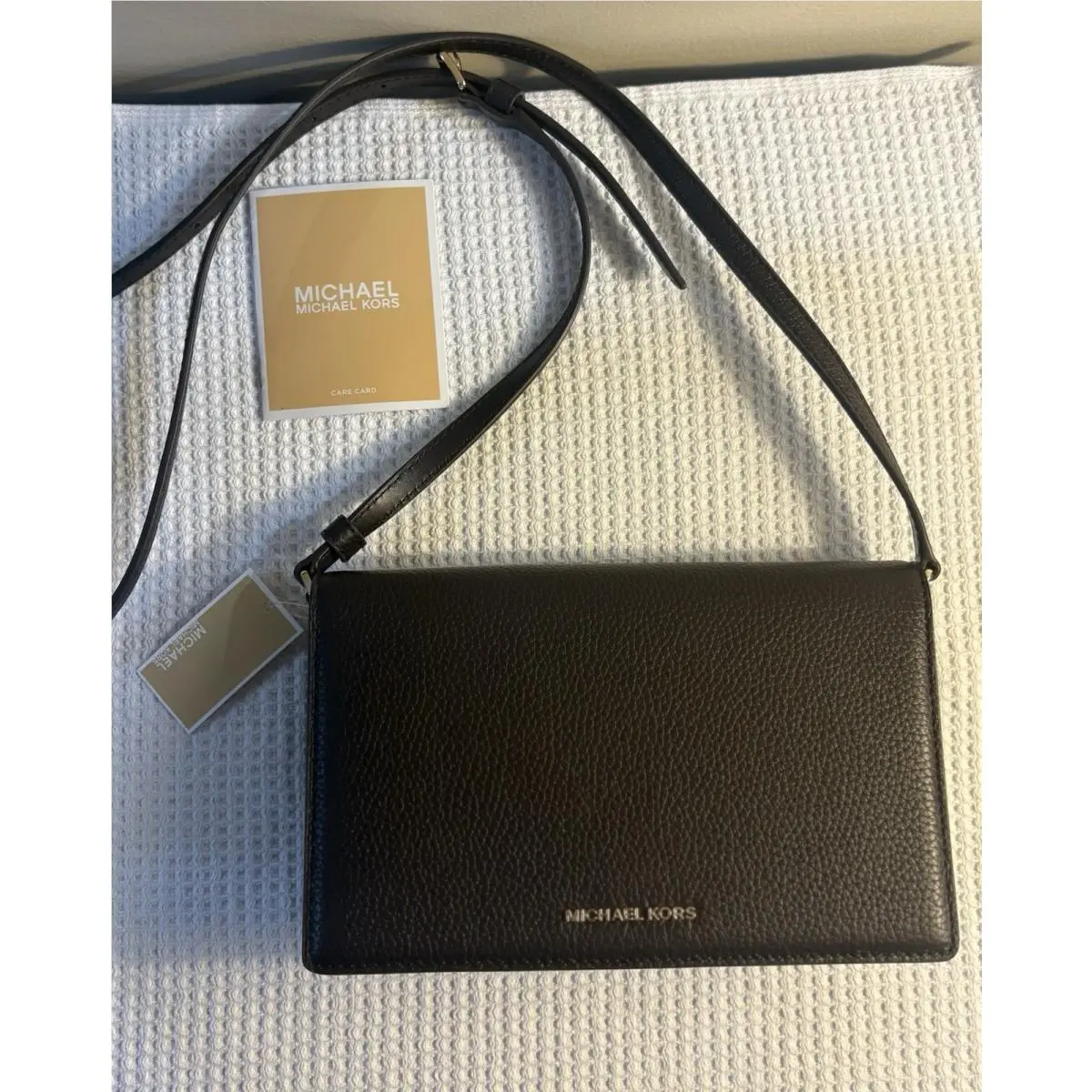 Michael Kors Jet Set Medium Flap Leather Crossbody In Chocolate