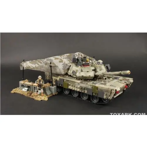 Mega-bloks 06822 Heavy Armour Outpost Call Of Duty Tank Set Military Army