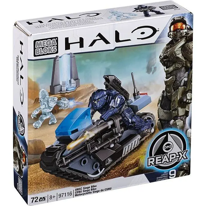 Mega Bloks Halo Unsc Siege Bike Set 97116