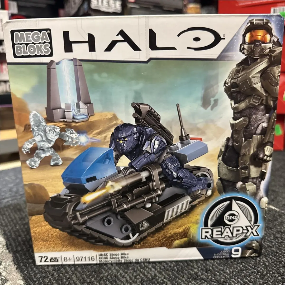 Mega Bloks Halo Unsc Siege Bike Set 97116