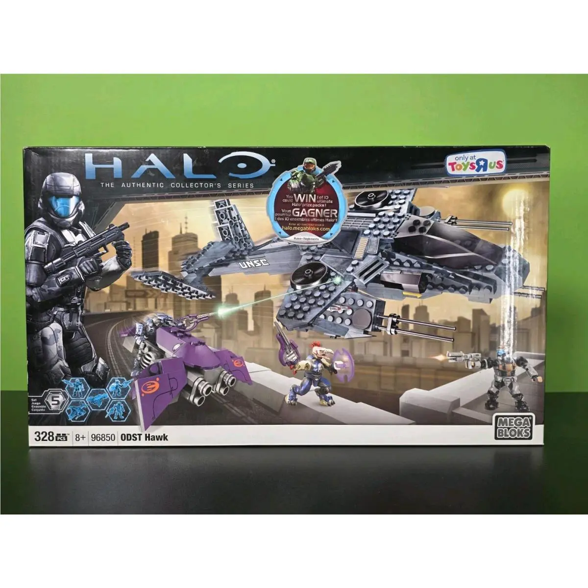 Halo Mega Bloks Odst Hawk Building Set 96850 Toys R Us Exclusive Rare