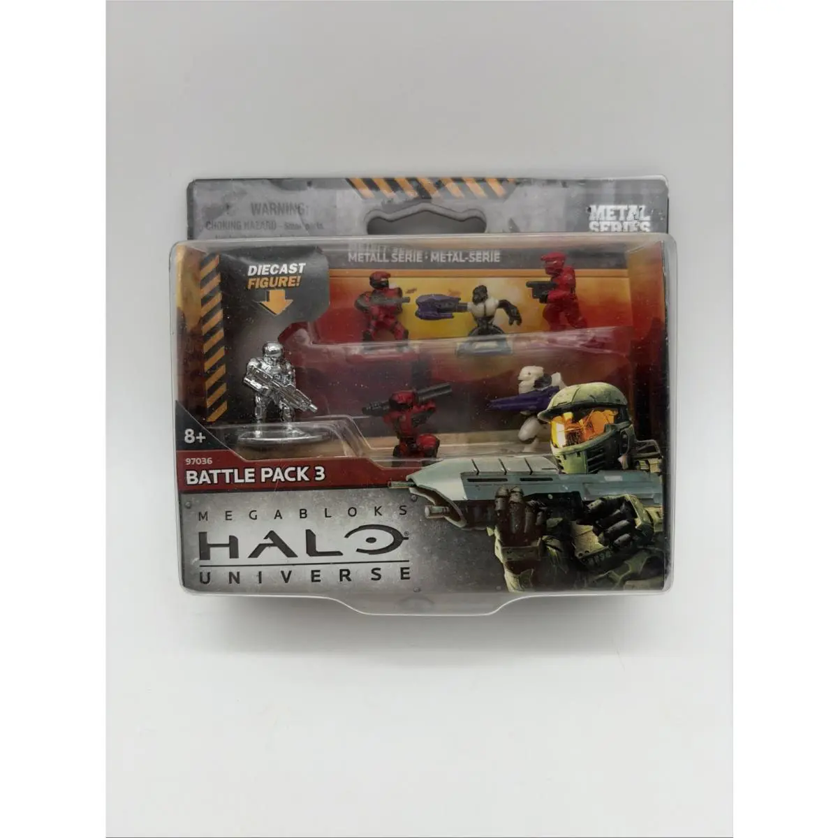 Mega Bloks Halo Universe Metal Series Die Cast Battle Packs 1 • 97034