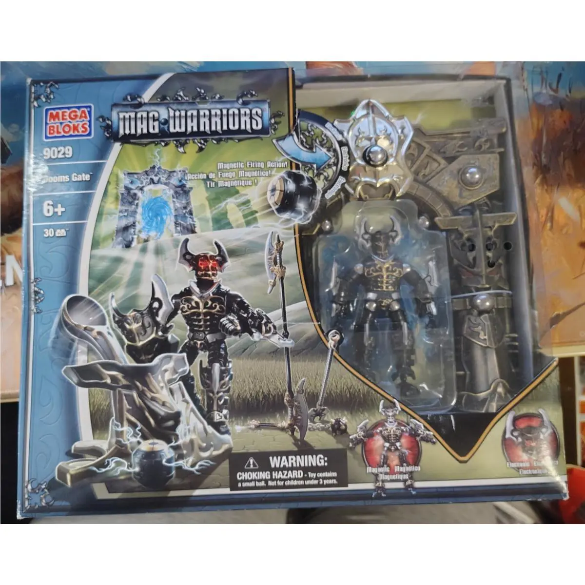 Mega Bloks Mag Warriors Dooms Gate with Valtheran 30PCS 9029 Rare B16