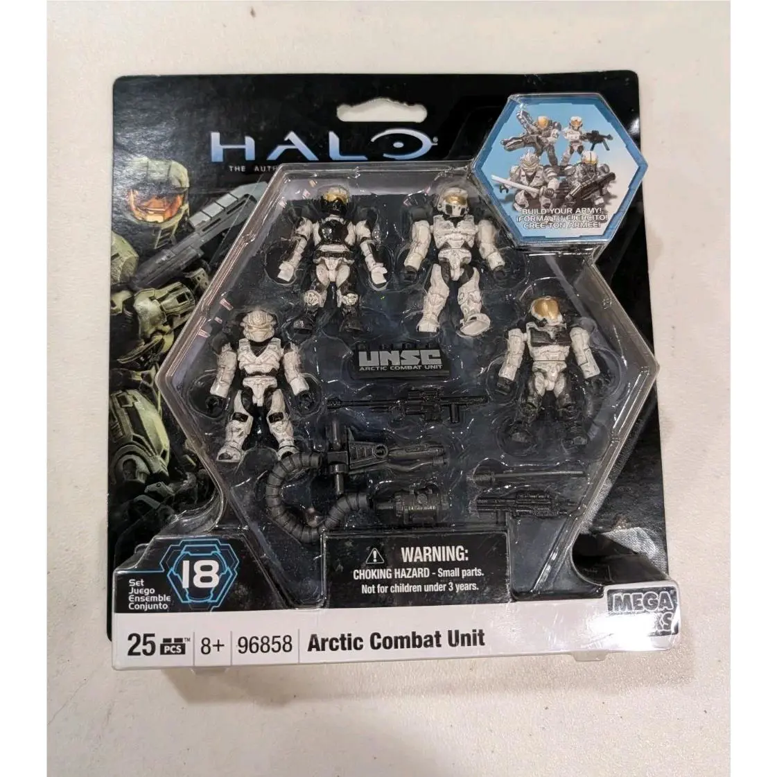 Mega Bloks Halo Mini Figures 96858 Arctic Combat Unit Set 18