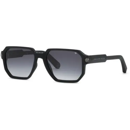 Spp 202 M Black W Smoke Grad 0u28 Size 57 Sunglasses by Philipp Plein