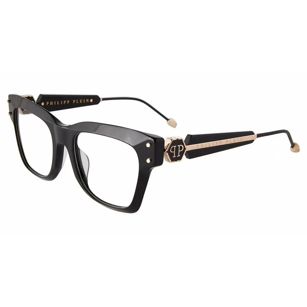 Philipp Plein VPP125S Eyeglasses Eye Glasses 0700 Black 52mm Unise