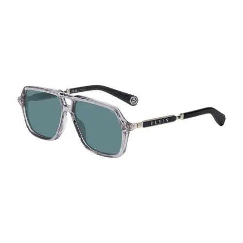 Philipp Plein SPP227 Sunglasses 09MB Transp Grey 61mm Unisex