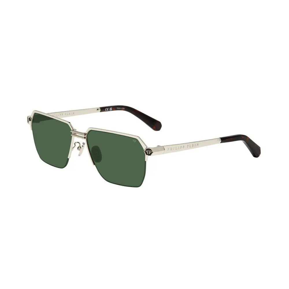 Philipp Plein SPP225M Sunglasses 0579 Palladium 61mm Unisex