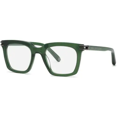 Philipp Plein Vpp 115 M Transparent Green-0g61 Size 51 Sunglasses