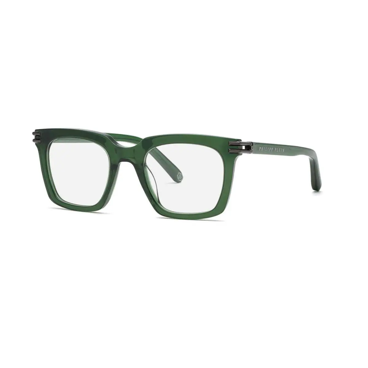 Philipp Plein VPP115M Eyeglasses Eye Glasses 0G61 Transp.green 51m