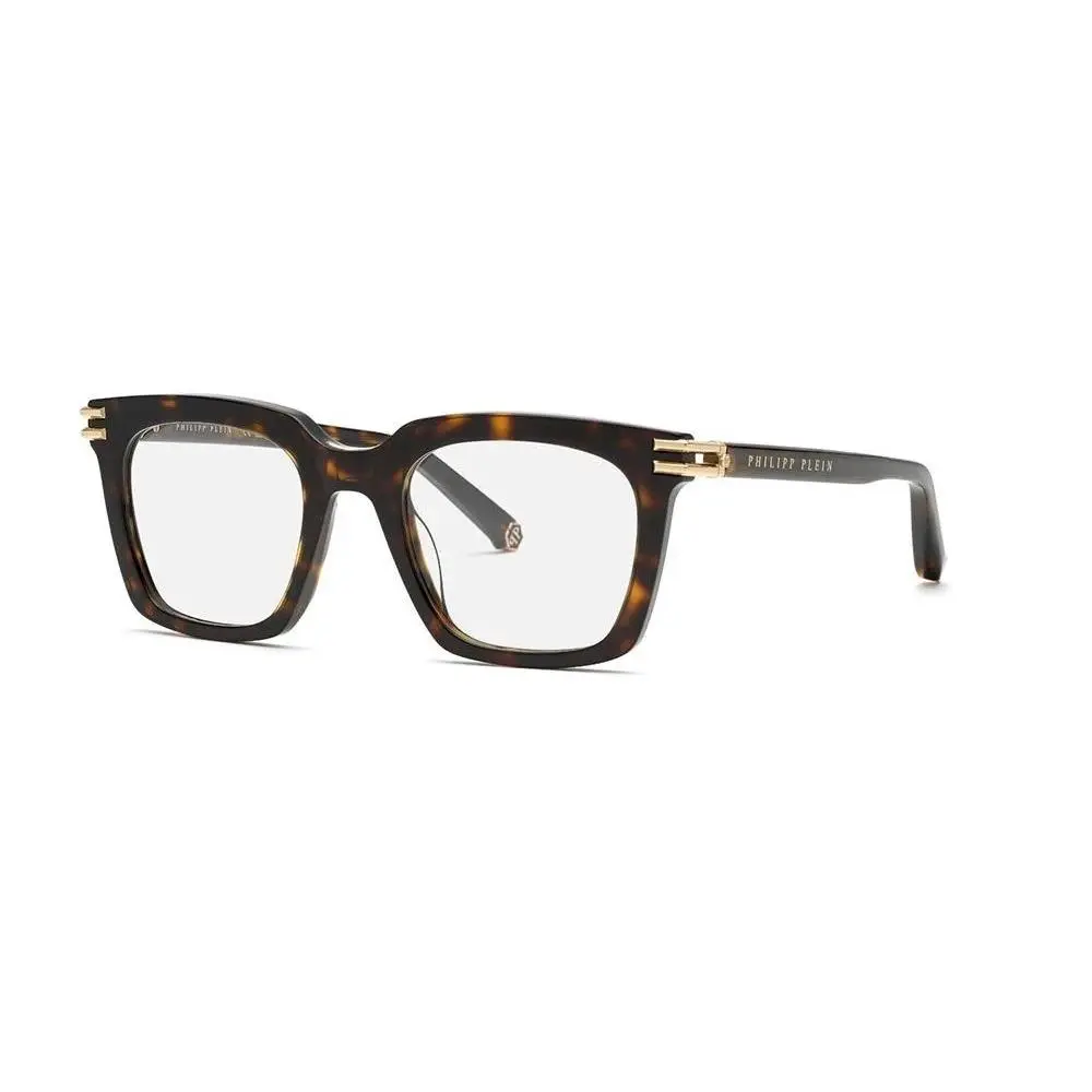 Philipp Plein VPP115M 0722 Shiny Dark Havana Eyeglasses 51-22-145