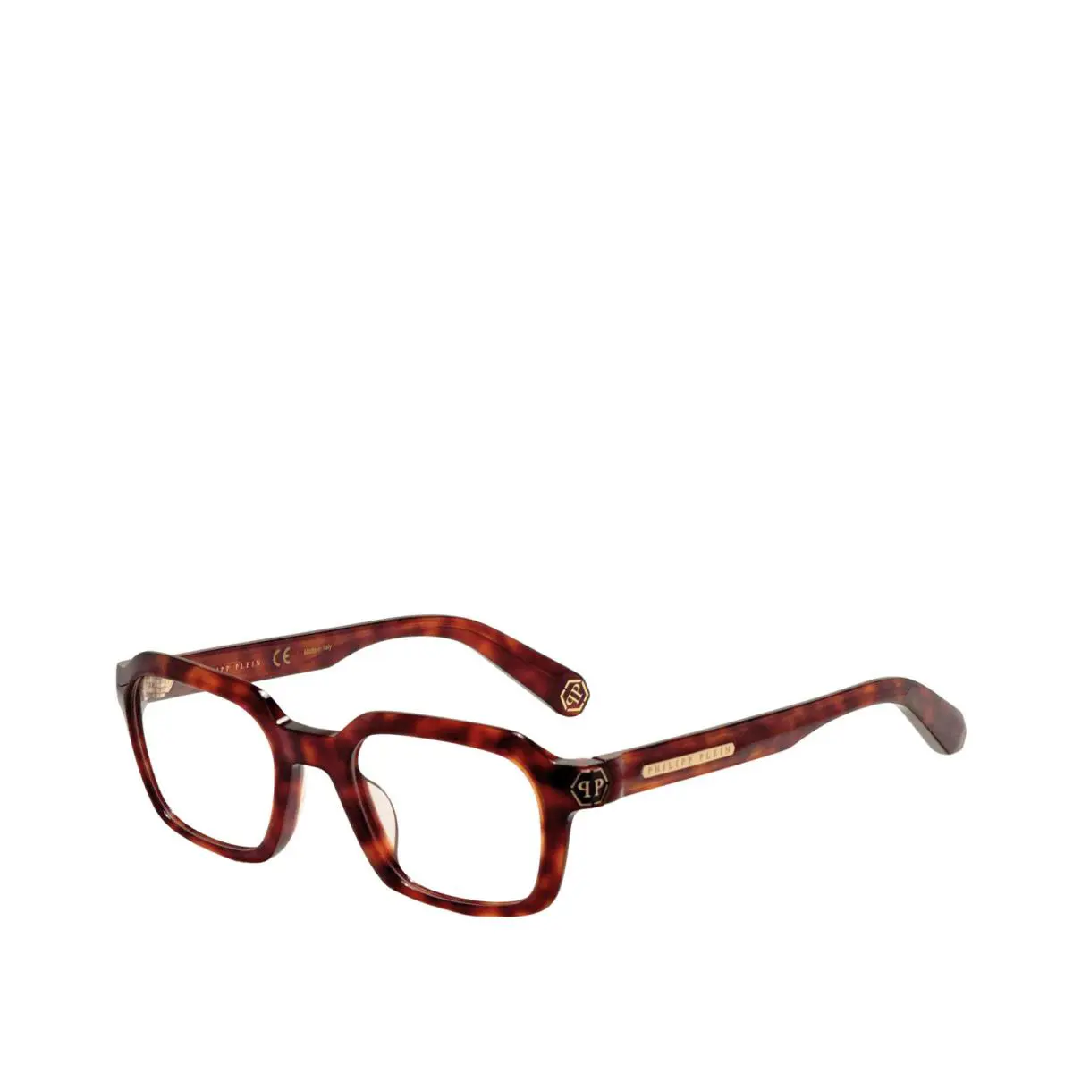 Philipp Plein Men`s 52mm Shiny Havana Opticals VPP083M520C10