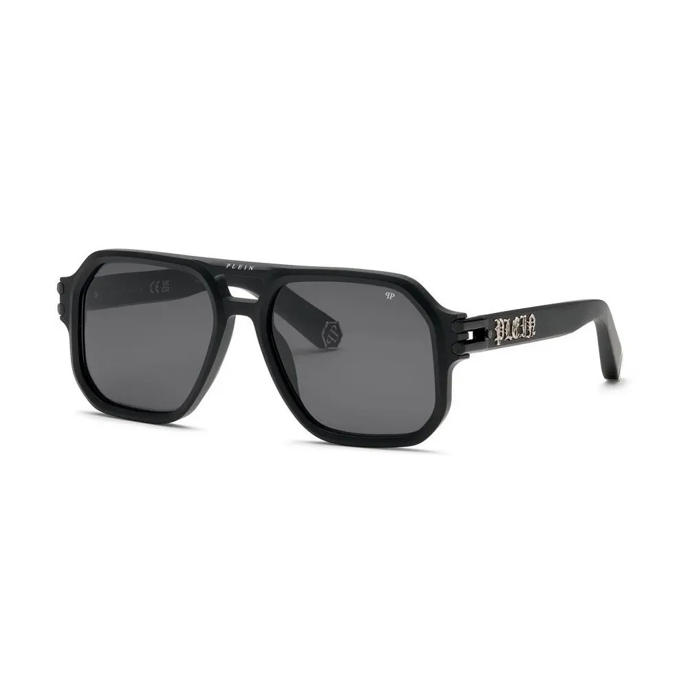 Spp 148 V Matt/sandblasted Black 0703 Size 57 Sunglasses by Philipp Plein