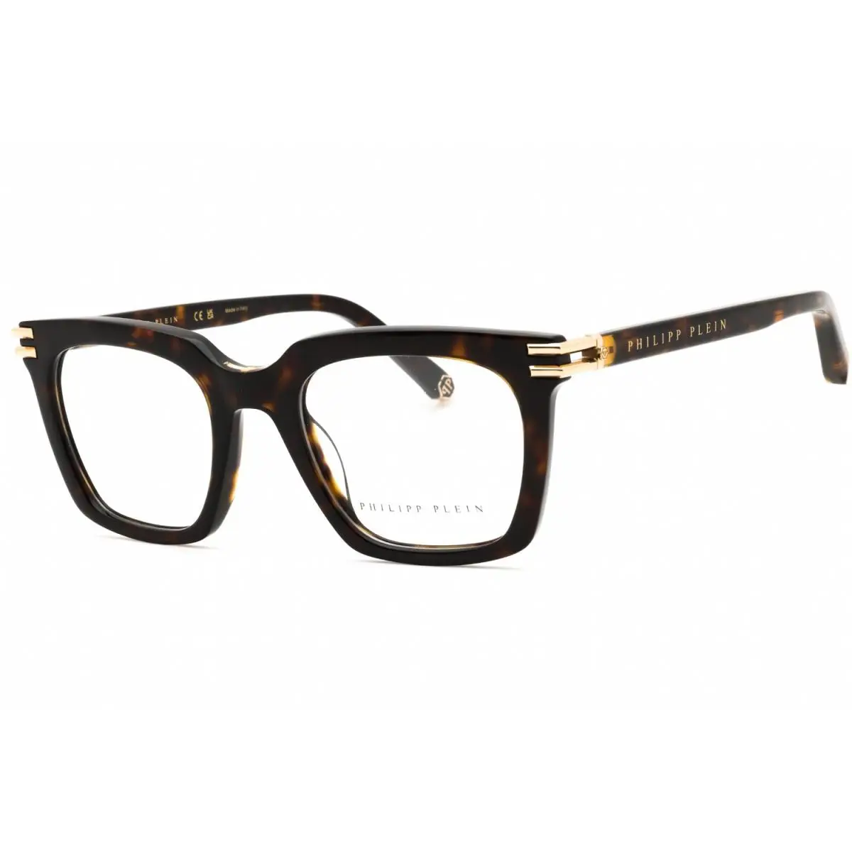 Philipp Plein VPP115M-722-51 Eyeglasses Frame Size 51mm 22mm 145mm Havana Men 1 - Frame: HAVANA
