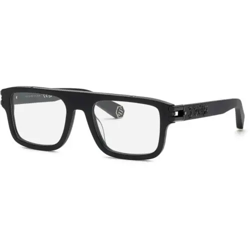Philipp Plein Vpp 021 V Sandblasted Black Black-0703 0703 Size 53 Sunglasses