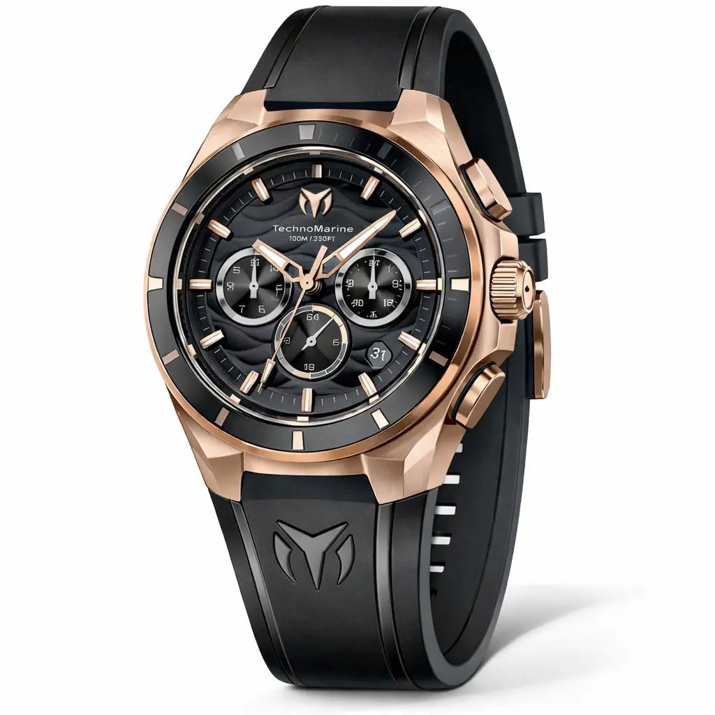Technomarine Cruise Legend Men`s Watch - 43mm Grey Black TM-125029