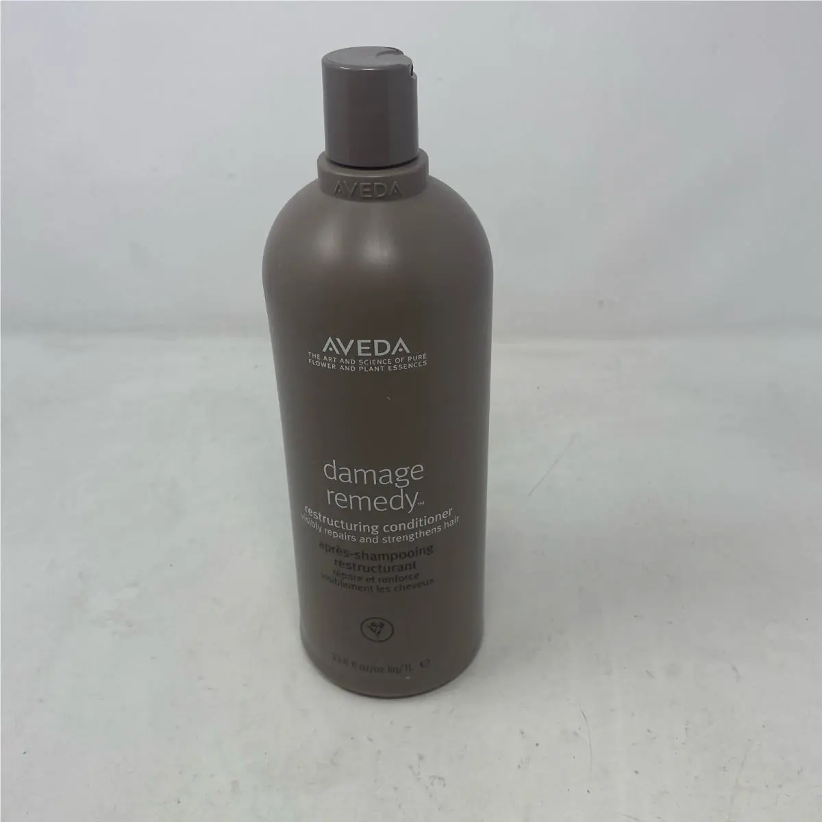 Aveda Damage Remedy Conditioner 33.8oz 1L Brown/taupe Bottle