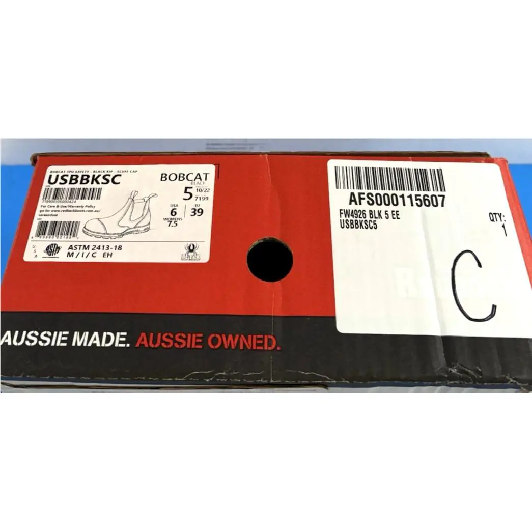 Redback shoes - BOBCAT TPU SAFETY TOE - BOBCAT TPU SAFETY TOE - Black (UPC: 883983021992) 4