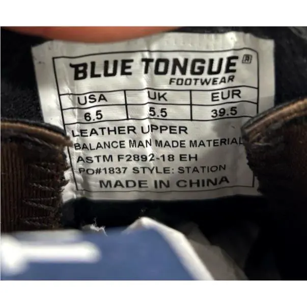 Redback shoes - BLUE TONGUE - BLUE TONGUE - Black 4
