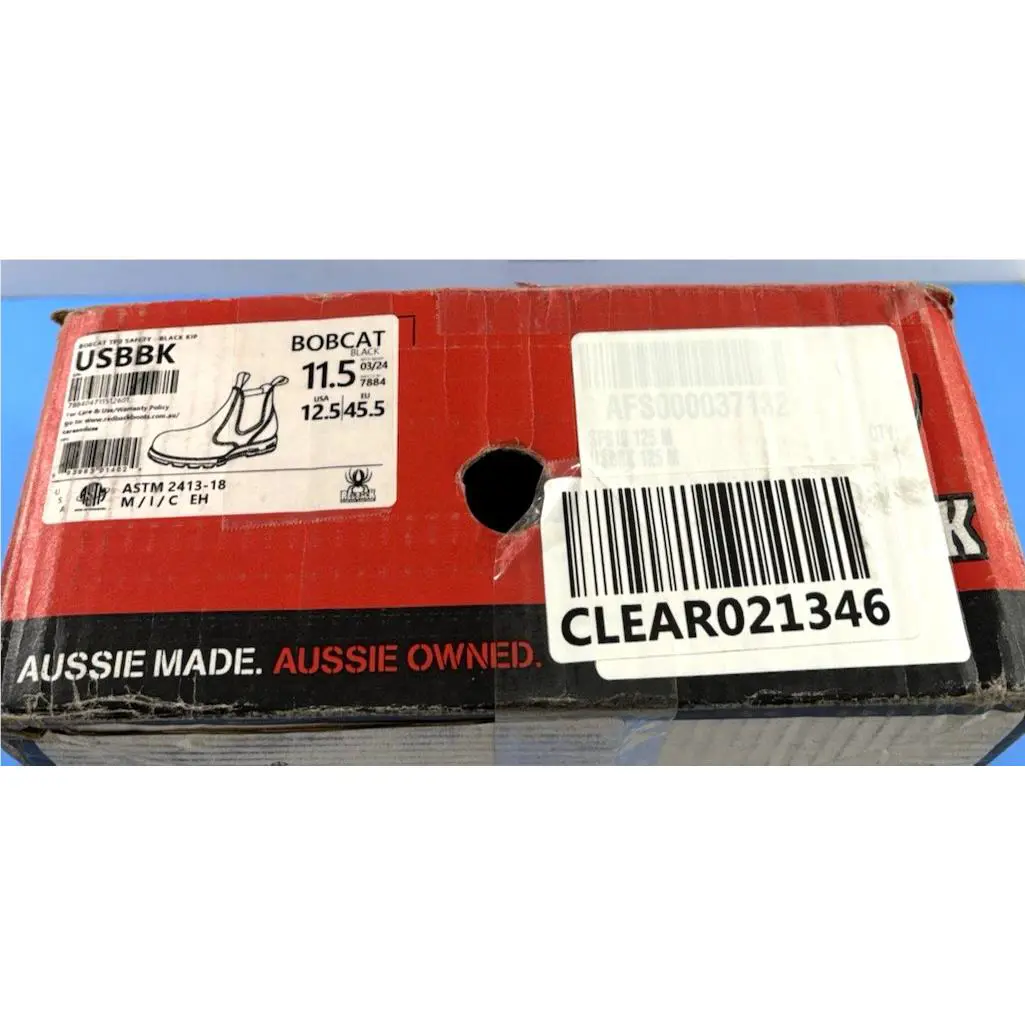 Redback shoes - BOBCAT TPU SAFETY TOE - BOBCAT TPU SAFETY TOE - Black (UPC: 883983014024) 5