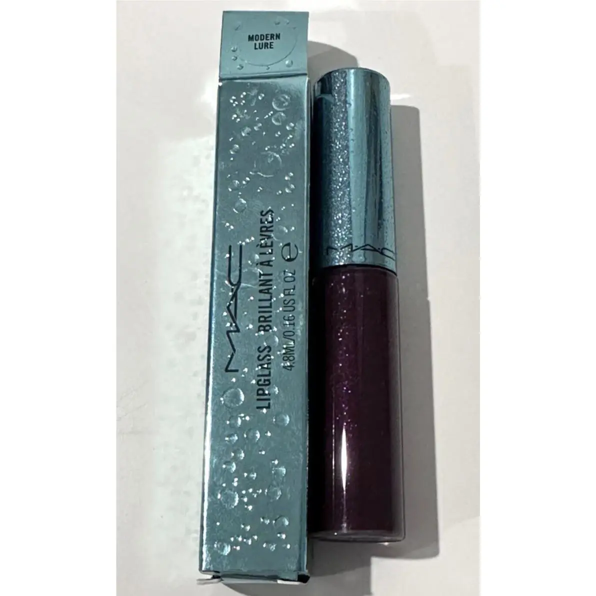 Mac Alluring Aquatic Lipglass Gloss Modern Lure Rare Htf Full Size