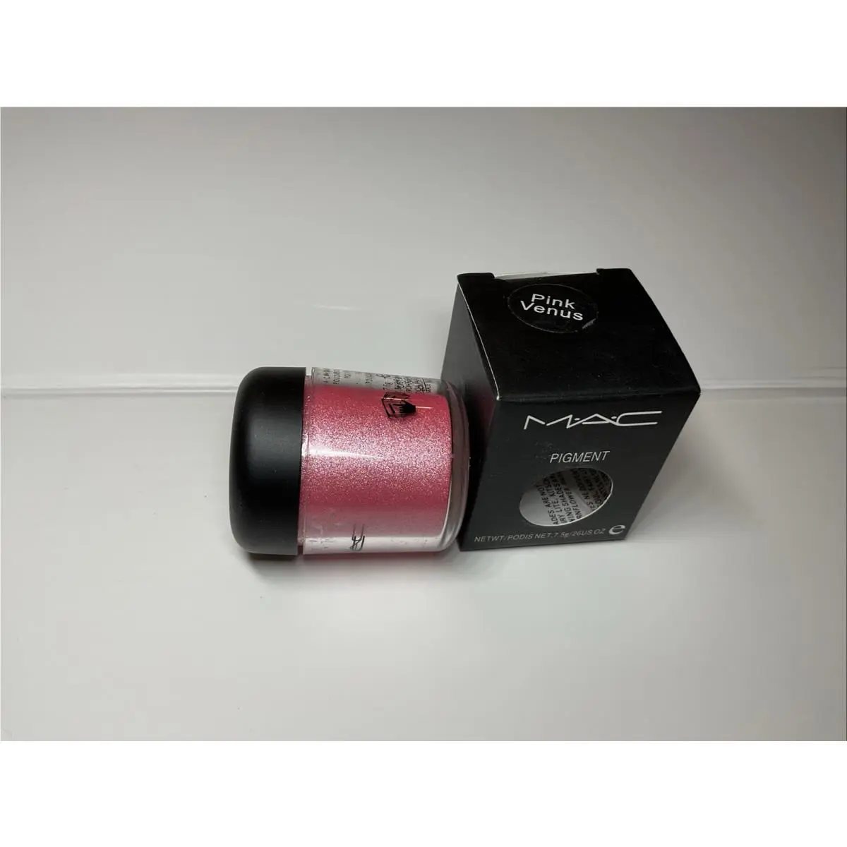 Mac Pigments Eyeshadow Full Size .26floz Pink Venus Metallic Pink