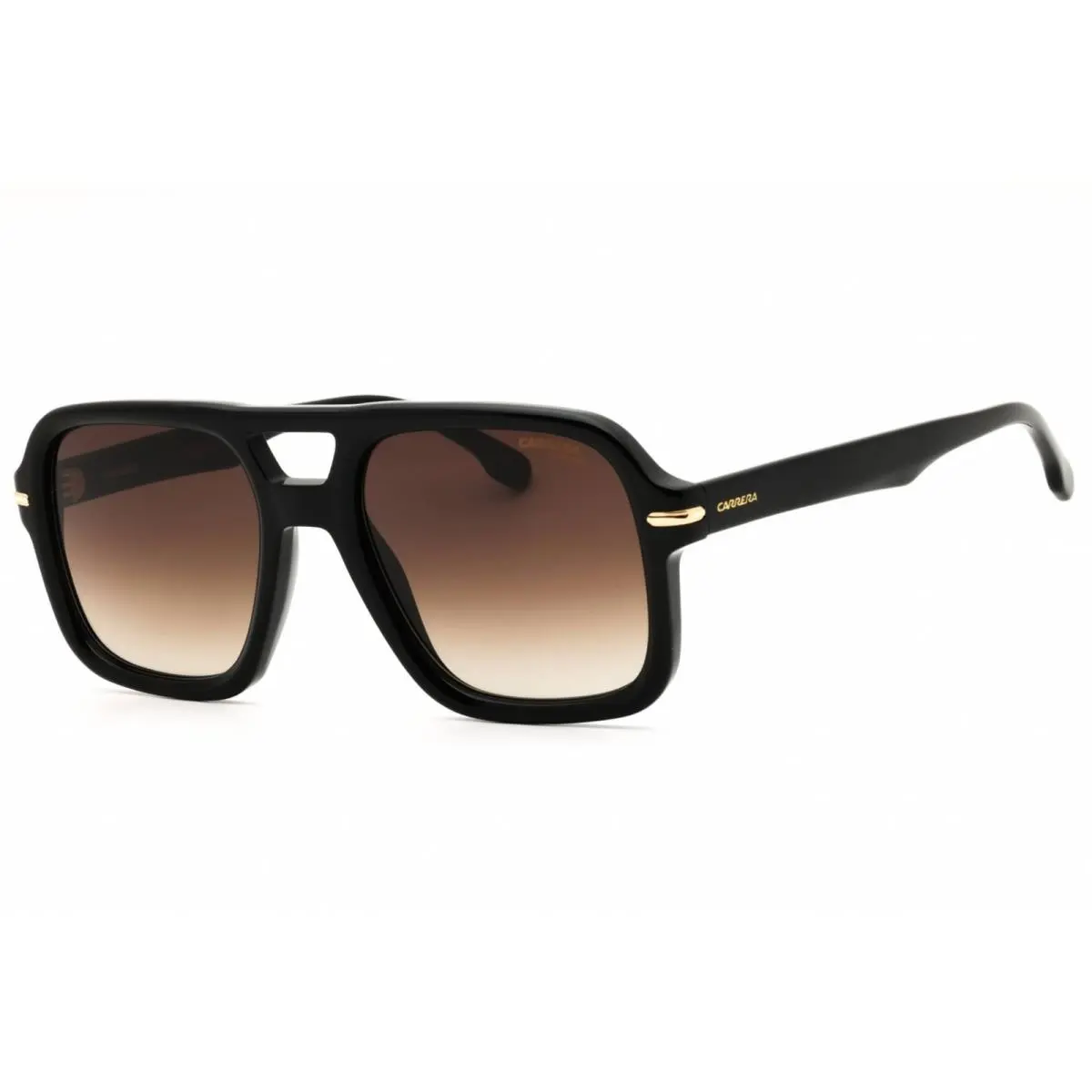 Carrera Men`s Sunglasses Black Plastic Rectangular Shape Frame 317/S 0807 HA