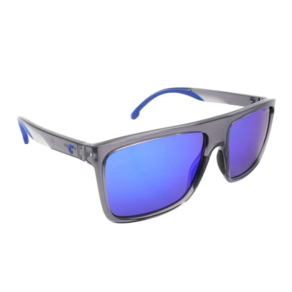 Carrera Blue Multilayer Browline Men`s Sunglasses Carrera 8055/S 0KB7/Z0 58