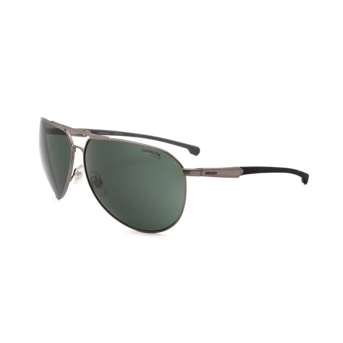 Carrera Men`s 67 mm Matte Dark Ruthenium Sunglasses CARDUC030-S-R80-67 - Frame: Grey, Lens: Green, Other Frame: Matte Dark Ruthenium