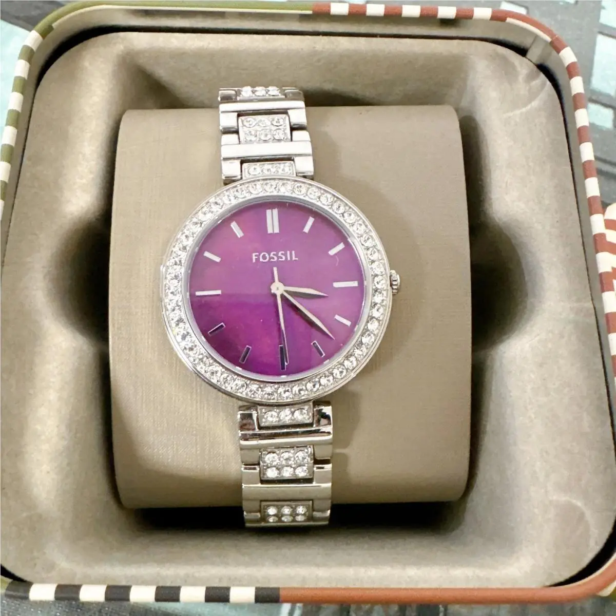 Fossil BQ3984 Karli Three-hand Stainless Steel Watch