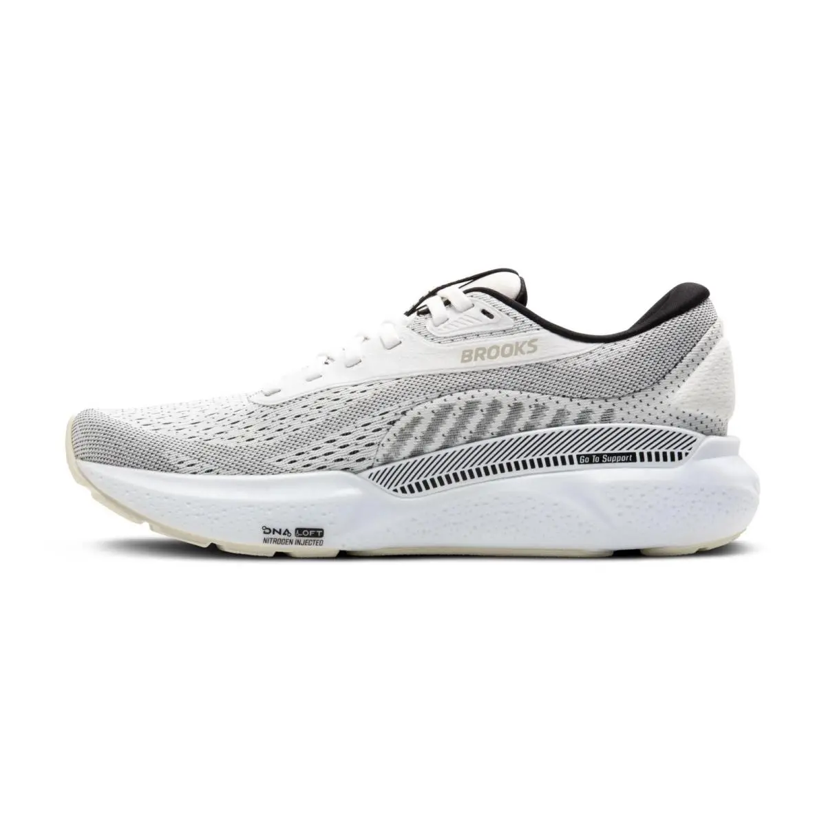 Brooks shoes - White/Black/Pelican (UPC: 195394532616) 3