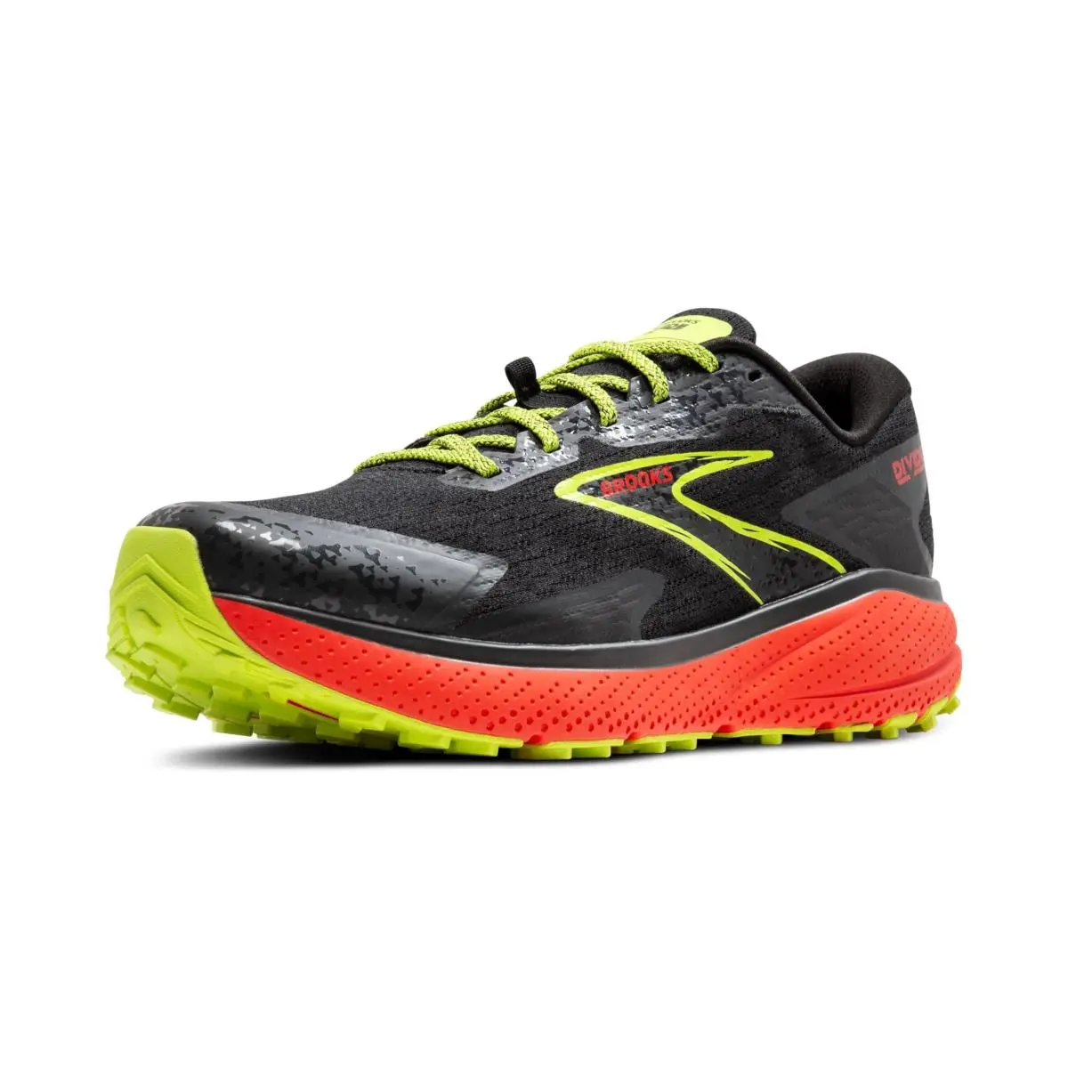 Brooks shoes - Brooks Divide 5 - Divide - 1104291 - Black/Cherry/Lime 0