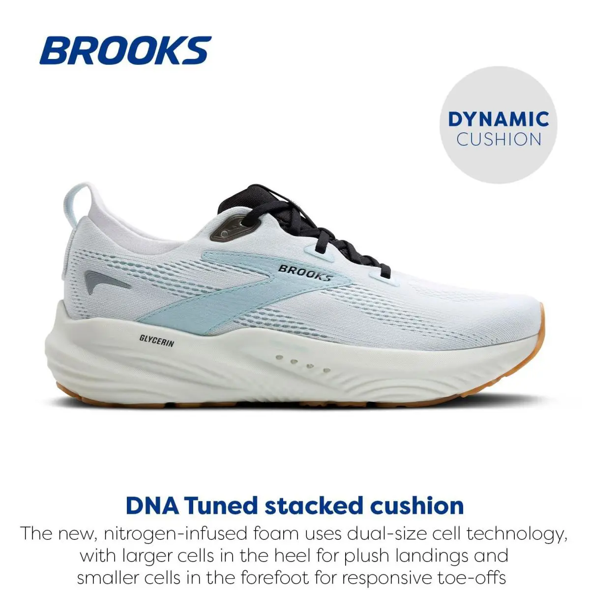 Brooks shoes - Bright White/Winter Sky/Black (UPC: 195394595260) 0