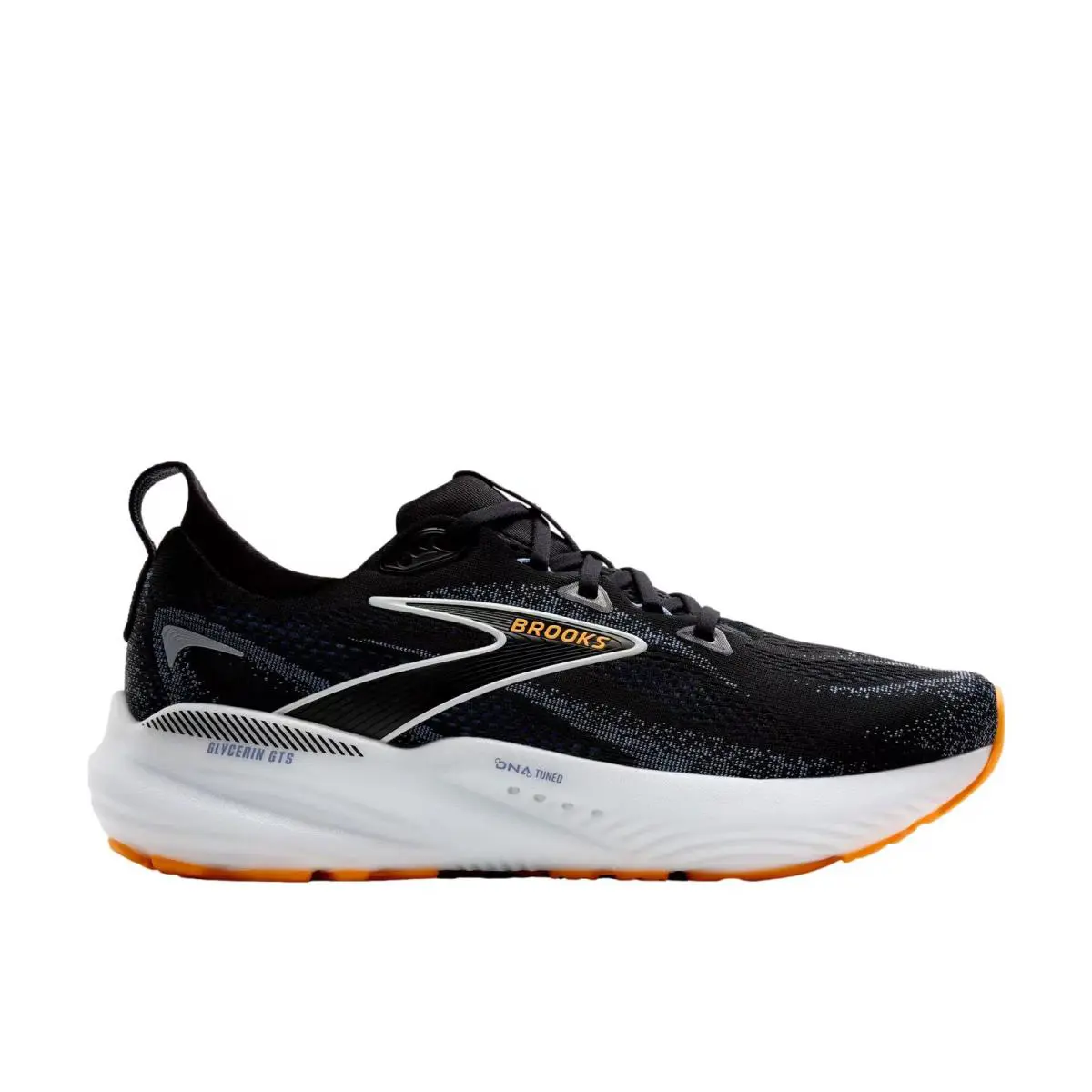 Brooks Glycerin Gts 22 Black / Country Blue / Orange Pop 110446 1D 013 Men`s - Multicolor