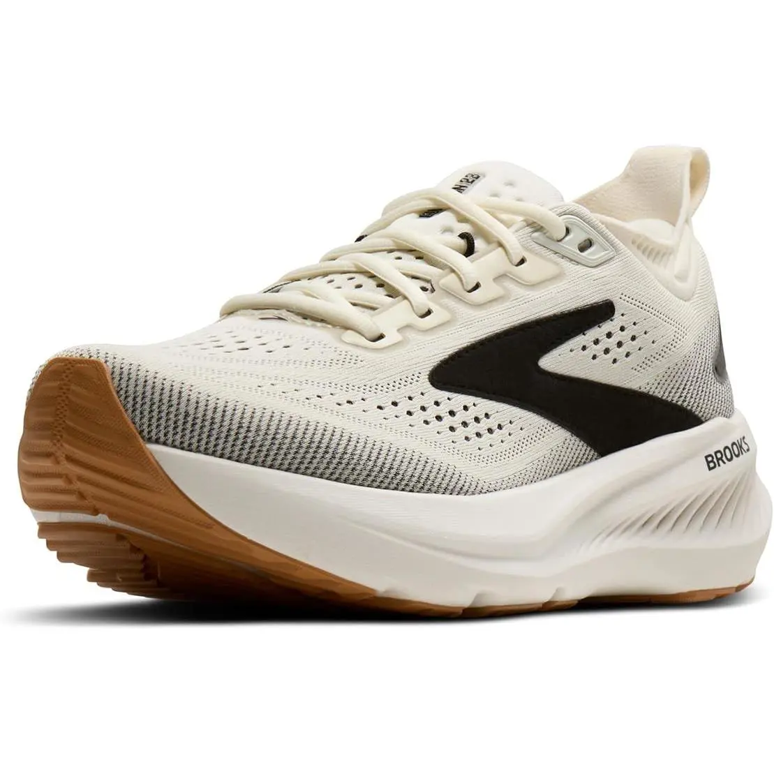 Brooks Glycerin 23 Road-running Shoes - Women`s - 9 Wide - White/Black/Biscuit